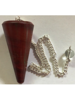 3 bis 4cm roter Jaspis Mineral Pendel