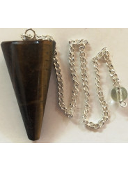 3 bis 4cm Tigerauge Mineral Pendel