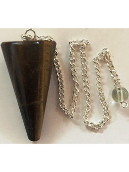 3 bis 4cm Tigerauge Mineral Pendel