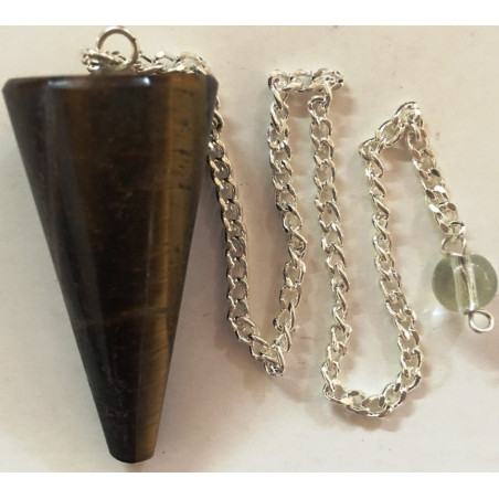 3 bis 4cm Tigerauge Mineral Pendel