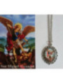 Emaillierte Medaille Sankt Michael 14mm mit Druck
