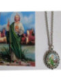 Emaillierte Medaille St. Jude Thaddäus 14mm mit Stempel