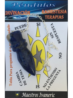 Sodalith Mineral Ägyptische Pendel 4 bis 6 cm