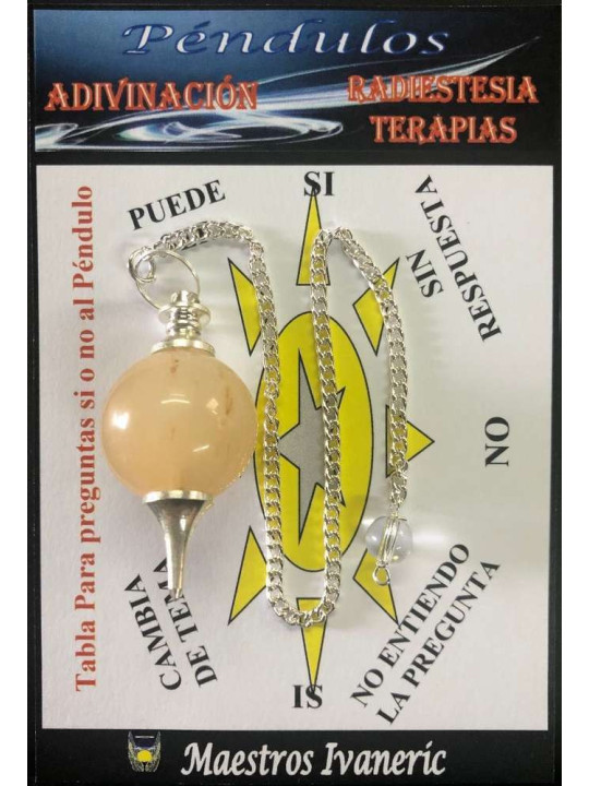 Pendel Kugel Pendel Gelb Aventurin 4cm