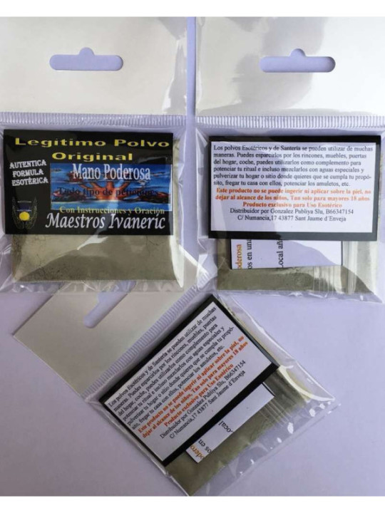 Kraftvolles Handpuder, alle Arten von Bitten mit Anleitung und Gebet