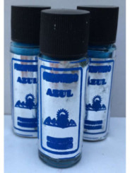 Authentischer blauer Niederschlag