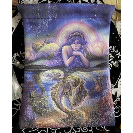 Fische Tarot-Tasche 18cm X 14cm