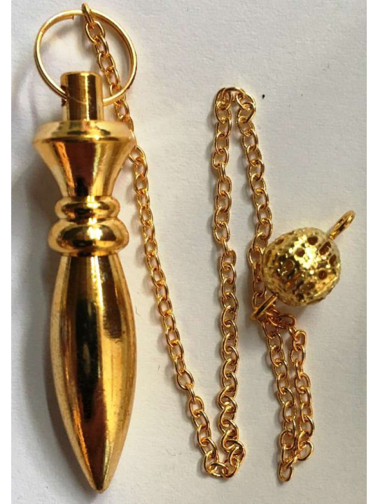 Karnak Pendel 4 cm Goldplattiertes Metall mit Kette