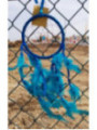 Traumfänger Blau, mit Federn 35cm