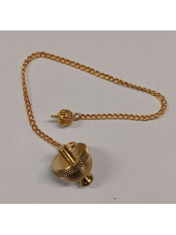 Pendel Metall Goldene Glocke, 3 cm mit Kette