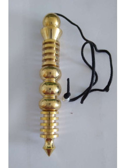 Goldenes Isis Pendel 9 cm 5 + 5 Umdrehungen