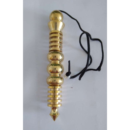 Goldenes Isis Pendel 9 cm 5 + 5 Umdrehungen