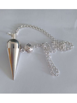 Pendel Silber Kegel 3 cm.