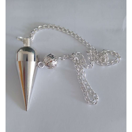 Pendel Silber Kegel 3 cm.