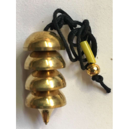Osiris 3 cm Goldenes Metallpendel
