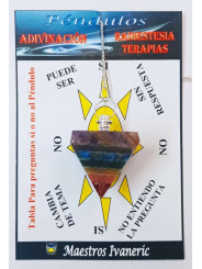 Chakra Pyramide Mineral Pendel 3 x 3 cm
