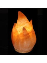 Handgemachte Salzflammenlampe, von 2 bis 4 kg