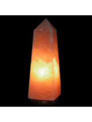 Handgemachte Salzlampe Obelisk, von 2 bis 4 Kg