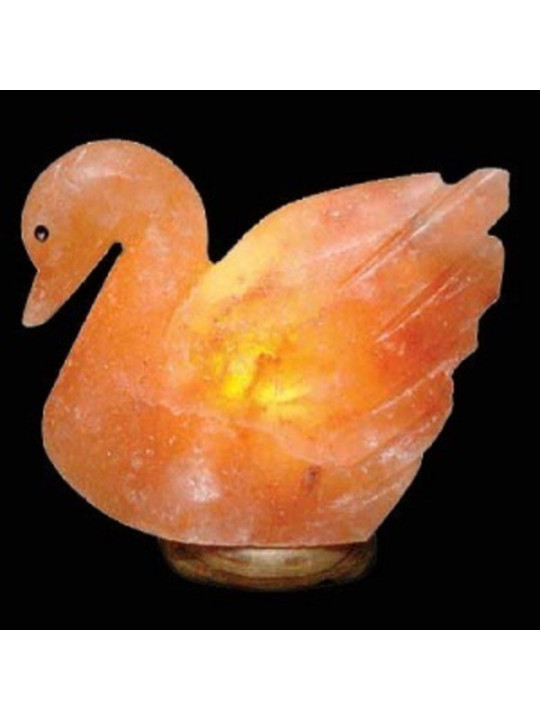 Handgefertigte Schwan-Salzlampe, 20x20 cm