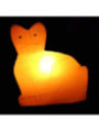Handgemachte Salz Katze Lampe 20x20 cm
