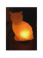 Handgefertigte Eule Salzlampe 20x20 cm