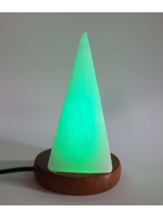 10-14cm USB Selenit Pyramide Lampe.