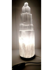 Selenit-Lampe 30-35cm.