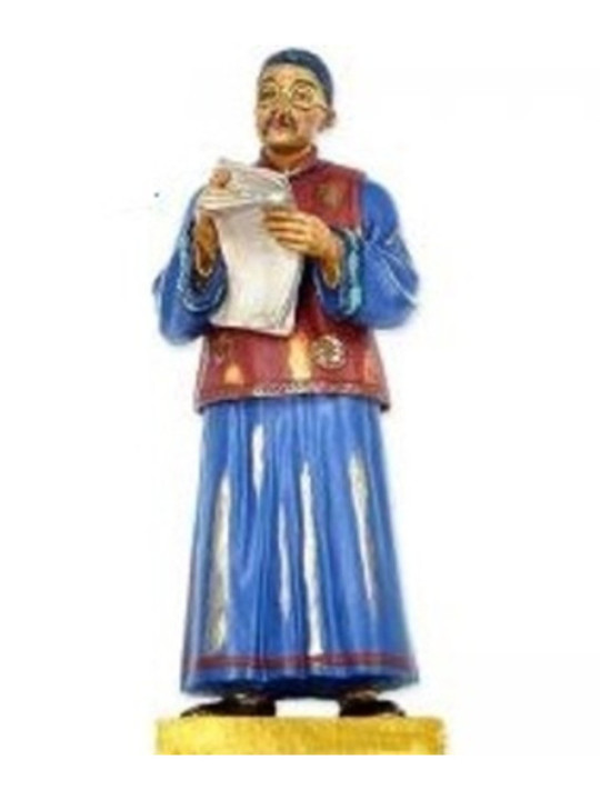 Chinesische Kunstharzfigur 22cm