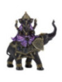 Ganesh auf Elefantenfigur. 29,5cm hoch x 24cm breit