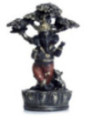 Ganesh-Figur, unter Baum - 23 cm hoch x 14 cm breit