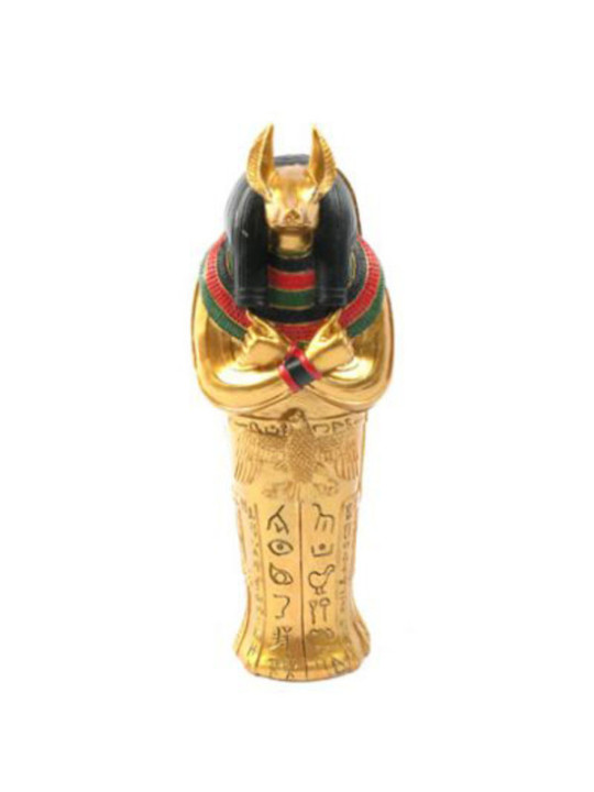 Ägyptischer Anubis-Sarkophag, 22 cm lang