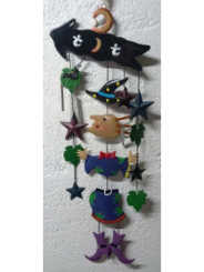 Metall-Hexen-Mobile 80cm