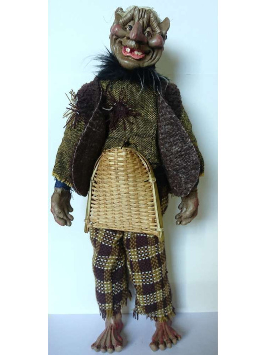 Rag und Harz Troll Figur 45cm