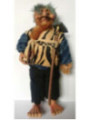 Lappen und Harz Troll 35cm