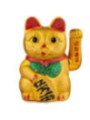 Maneki-Neko Glückskatze 21 cm. Batterie nicht enthalten