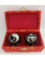 Chinese Sphere Health Ball, Taichi Image Schwarze Farbe