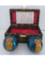 Blaue chinesische Kugel Gesundheit Ball, Eule.
