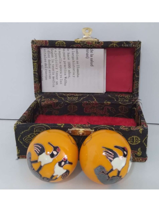 Chinese Yellow Sphere Health Ball, Kranich.