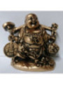 Glücklicher Buddha aus Harz 12x10cm