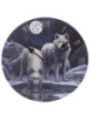 Wanduhr, Wölfe, Winterkrieger