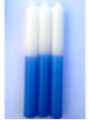 Blau-weiße Esoterik-Spezial-Kerze