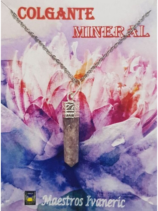 Lepidolith-Mineral-Spitzen-Anhänger 3-4cm