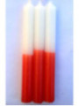 Rot-weiße Spezial-Esoterik-Kerze