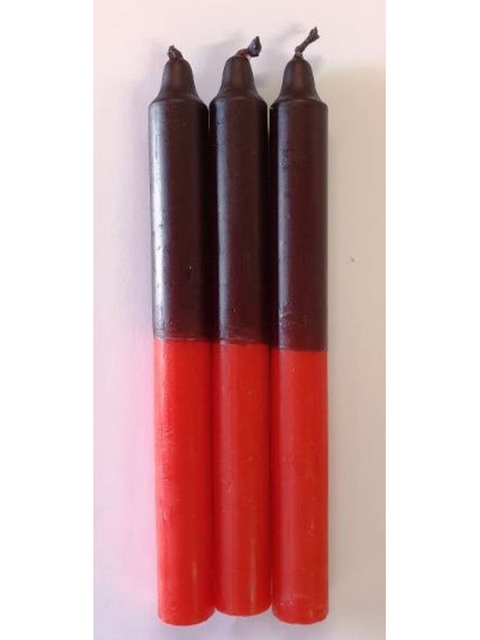 Rot-Schwarz Spezial Esoterik-Kerze