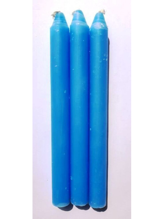 Handwerker Tauchkerze Blau Himmelblau