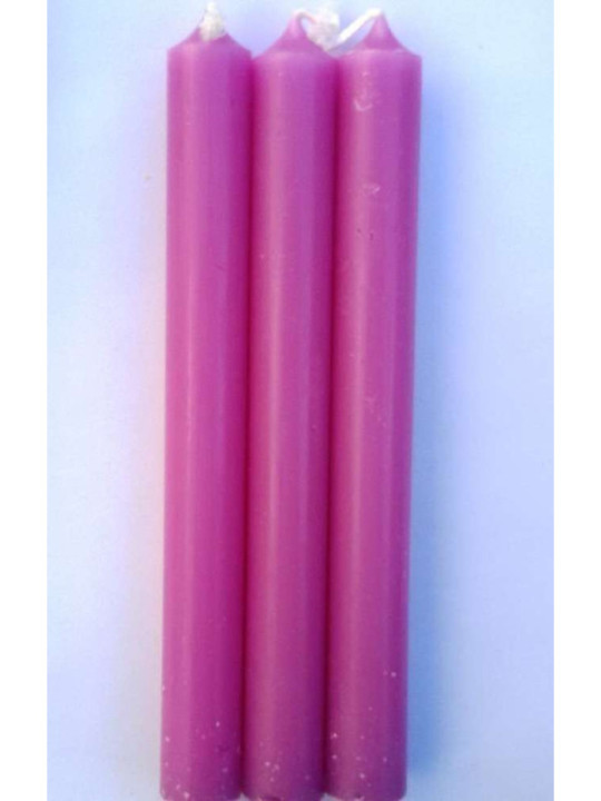 Handwerker Violett getauchte Kerze 20cm