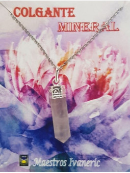 Rosenquarz-Mineralpunkt-Anhänger 3-4cm