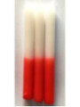Spezial Esoterik Kerze 11 Cm Rot-Weiß