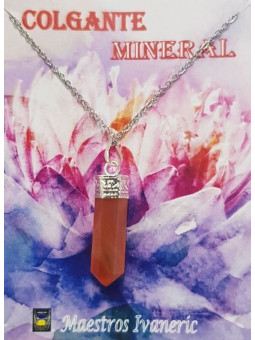 Karneol-Mineral-Spitzen-Anhänger 3-4cm