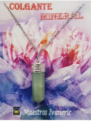 Grüner Quarz-Mineralpunkt-Anhänger 3-4cm
